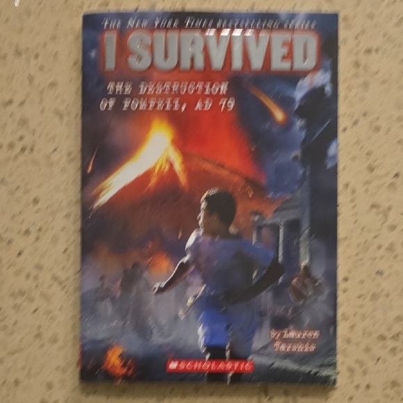 Scholastic Other - Scholastic I Survived: Pompeii Adventure Book - Red and Blue Cover